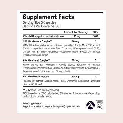 Happy Mammoth Hormone Harmony Natural Hormonal Support for Women 90 Capsules