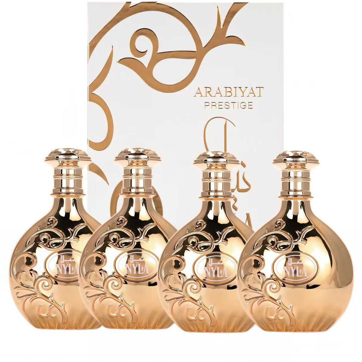 Arabiyat Prestige Nyla Eau De Parfum for Women - Coconut Caramel Scent, 2.7 fl oz.