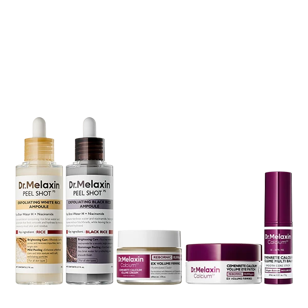 Clear Firm Skincare Set-Multi Balm&Eye patch&Volume Cream&Black Rice Ampoule&White Rice Ampoule
