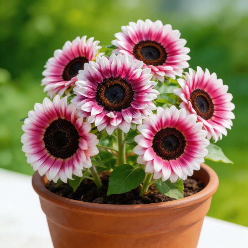 Rare Strawberry Pink Sunflower Seeds - Non-GMO  Variety for Your Unique Garden