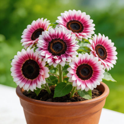 Rare Strawberry Pink Sunflower Seeds - Non-GMO  Variety for Your Unique Garden