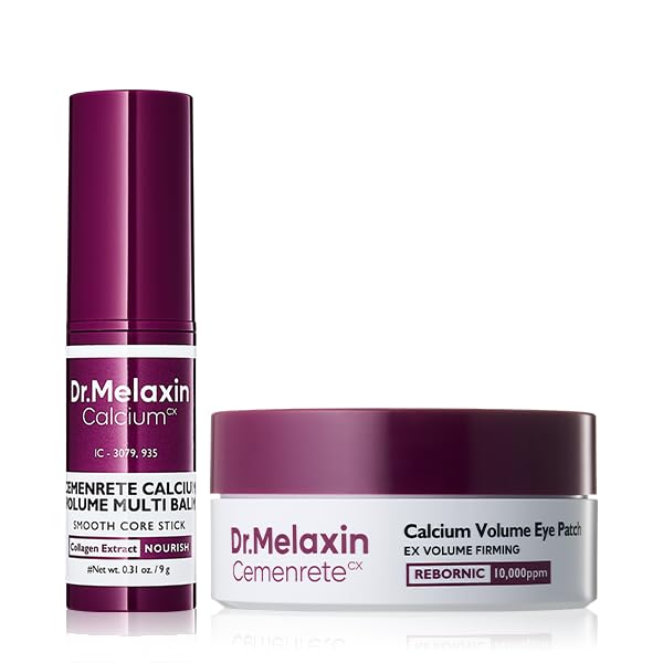 Calcium Volume Multi Balm+Eye Patch 60ea Korean Skin Care Cosmetics with Collagen Extract Elasticity Eye Shield Skin Repair