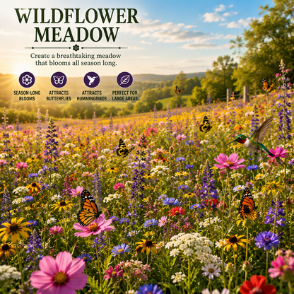 23 Wildflower Seeds Annual & Perennial Mix