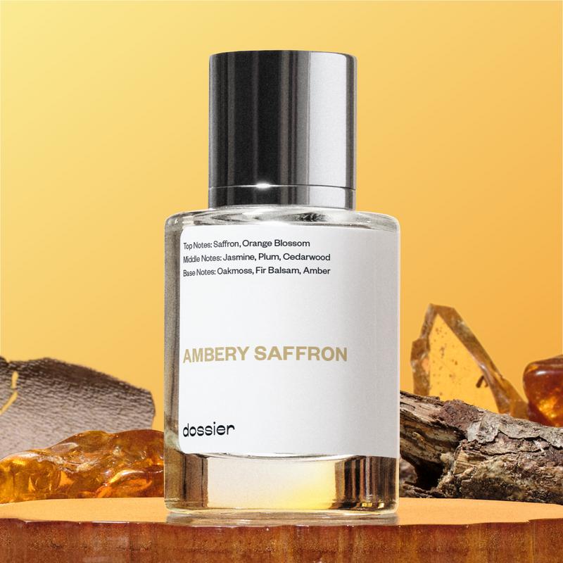 PURE FRAGRANCE AMBERY SAFFRON Unisex Perfume, Eau de Parfum, 50ml Saffron, Oakmoss, Jasmine, Plum, Cedarwood