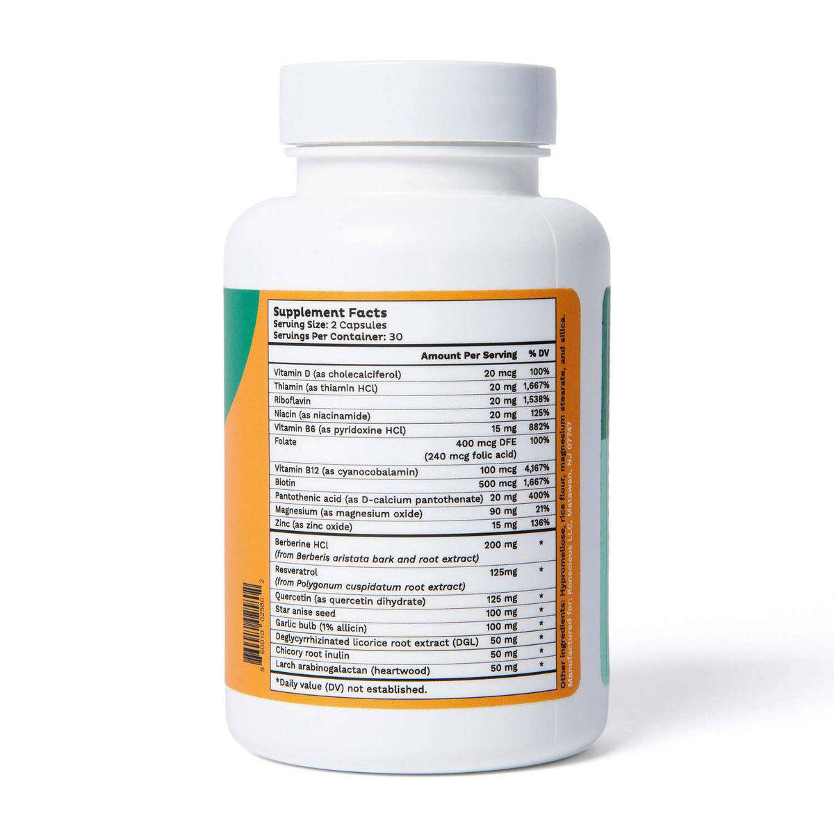Emma Gut Health Supplement for Gas & Bloating Relief,Leaky Gut Repair,60 Capsule
