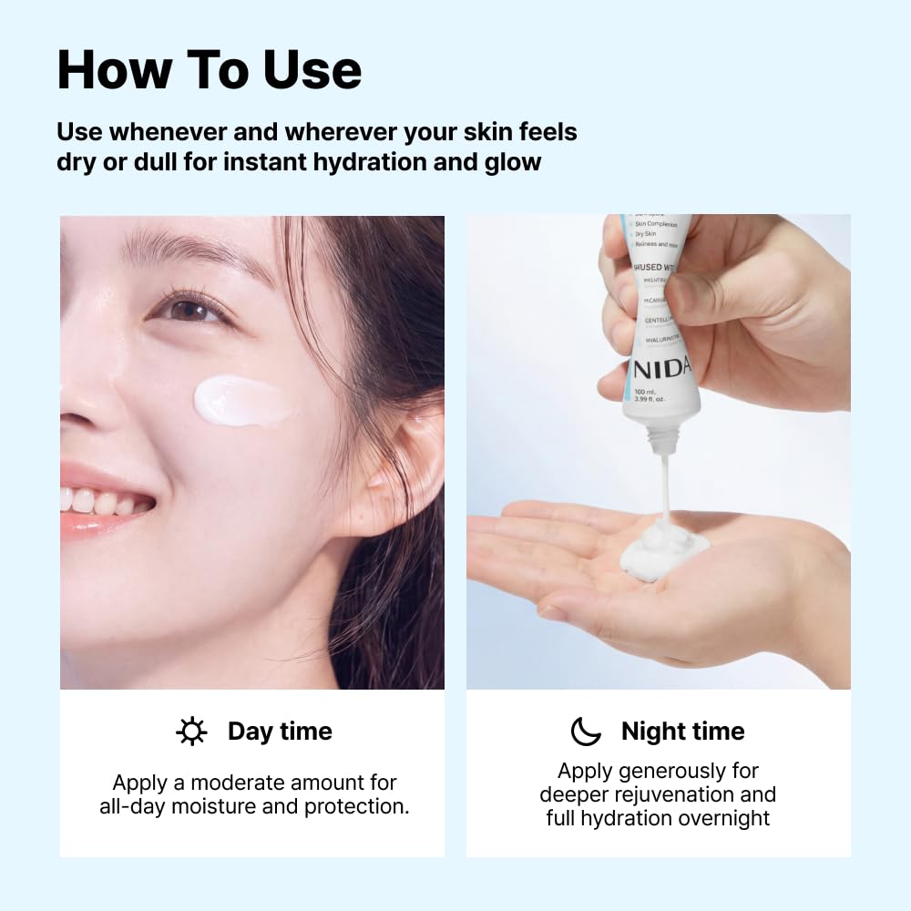 Ultimate Moisturizing Cream | Centella Asiatica, Niacinamide, Hyaluronic Acid, Collagen | Wrinkles, Fine Lines, Dark Spots, Dry Skin, Redness | 3.38 fl. oz., 100ml