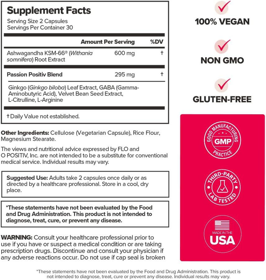 URO Vaginal Moisture& Mood Capsules ， Support Vaginal Moisture, Mood & Relaxation  -30 Servings
