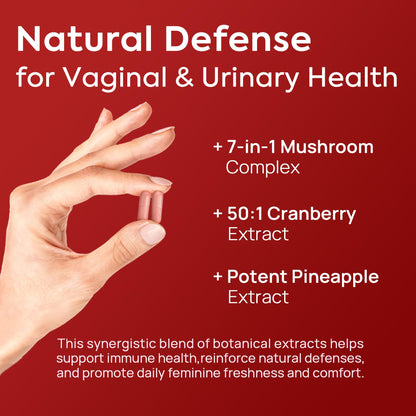 HerAure Vaginal Probiotics for Women, pH Balance & Yeast Balance, 60ct