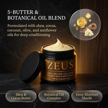 Zeus Body Butter Cologne for Men, Moisturizing Body Butter - 100g