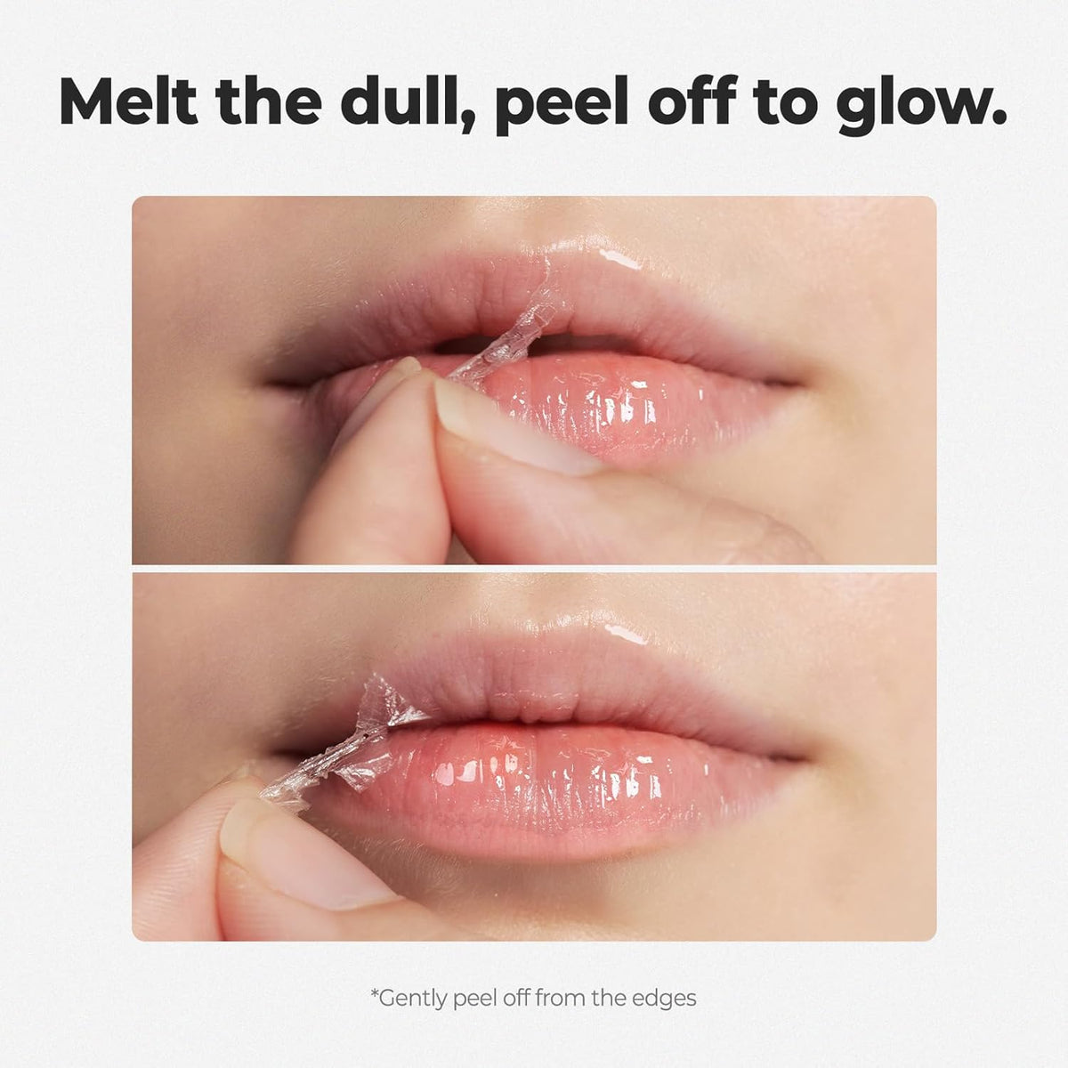 Soothing Prep Lip Mask, 10ml/0.33 fl.oz, Cooling Peel-Off Lip Mask, Gentle Daily Exfoliator for Lips, Hygienic & Easy Application, Daily Lip Care, K-Beauty