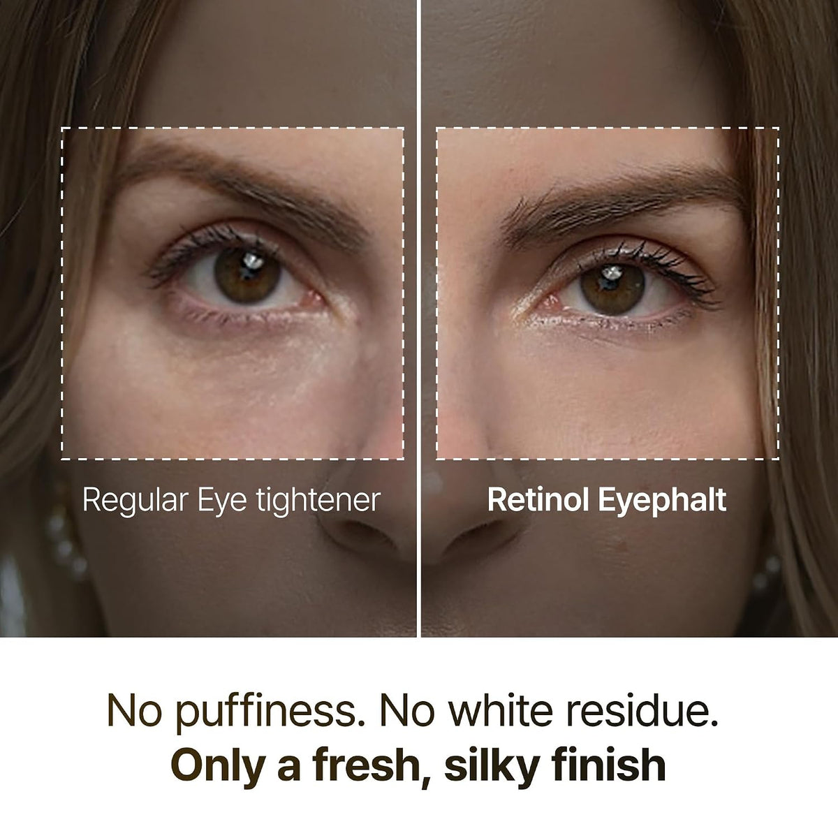 Retinol Eyebag Cream for Puffiness, Dark Circles & Fine Lines, Wrinkle, EGF Anti-Aging Under Eye Moisturizer with Niacinamide&Ceramide korean skin care