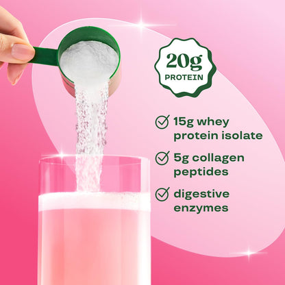 Bloom Nutrition Clear Whey Protein, Strawberry Watermelon, 10 Servings