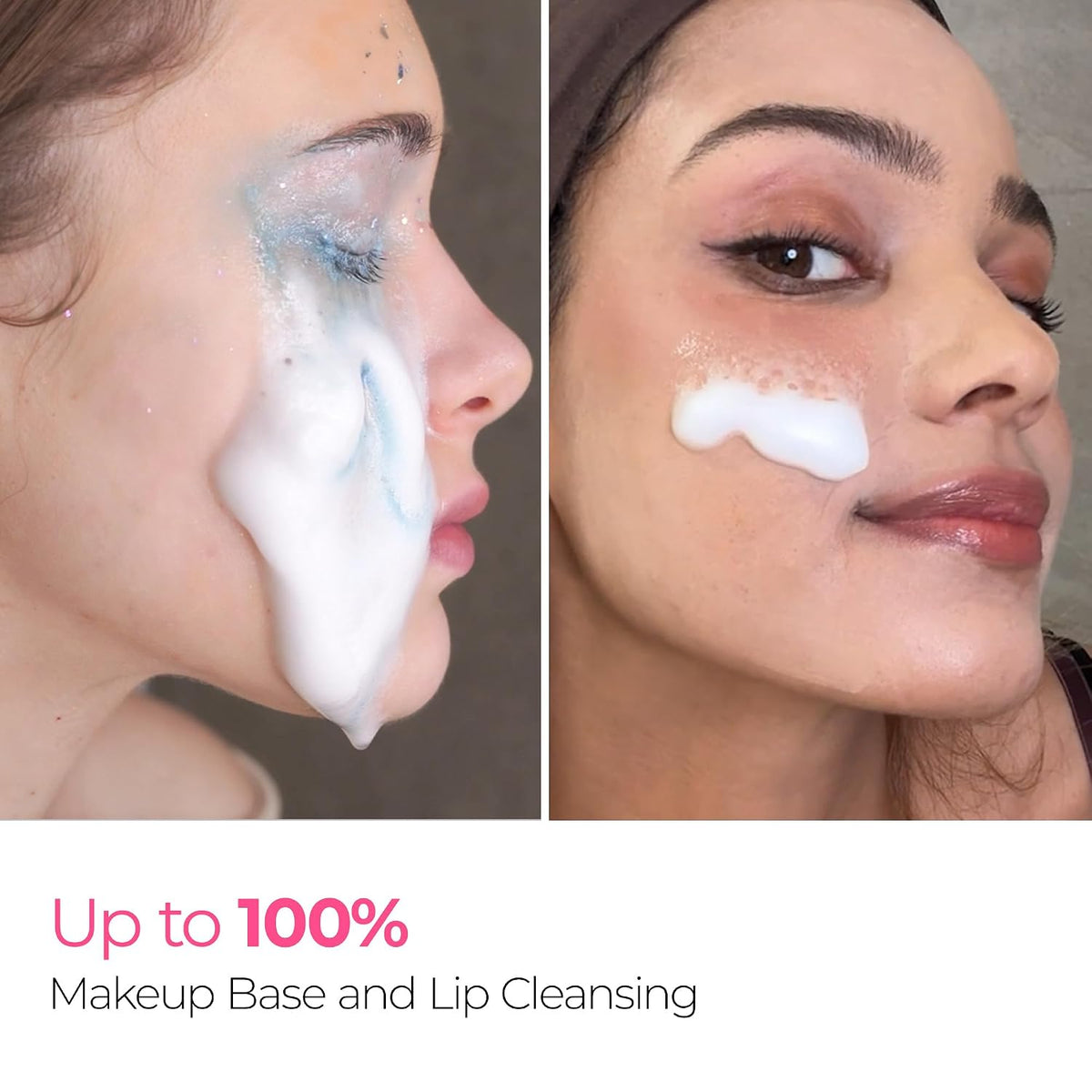 Melting Bubble Foaming Cleanser - Micellar Makeup Remover Face Wash, No Double Cleansing Needed, Gentle Foam Cleanser for Sensitive Skin, K-Beauty