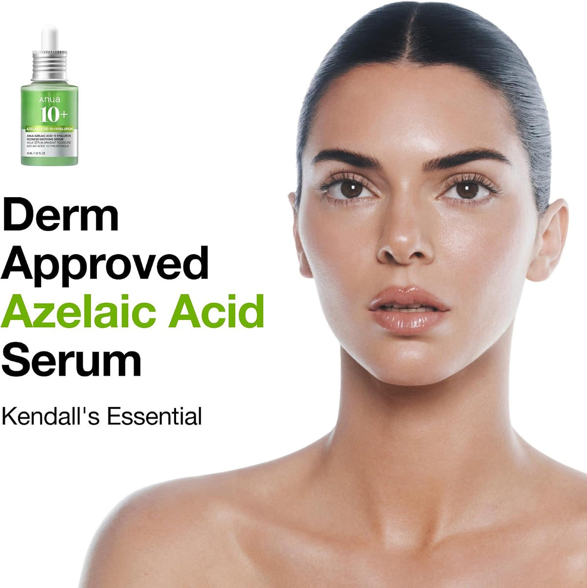 Azelaic Acid 10 Hyaluron Redness Soothing Serum, 1.01 fl oz | Facial Serum for Blemish-Prone & Oily-Prone Skin, Lightweight & Hydrating Blemish Care, Hyaluronic Acid