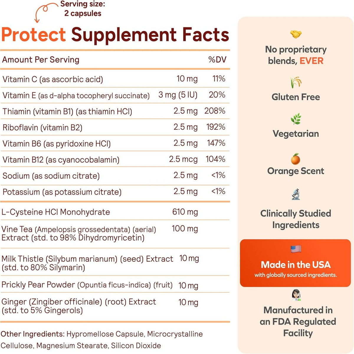 Cheers Protect | Daily Liver Supplement for Drinkers with L-Cysteine + DHM | Increase Glutathione Levels | 30 Doses