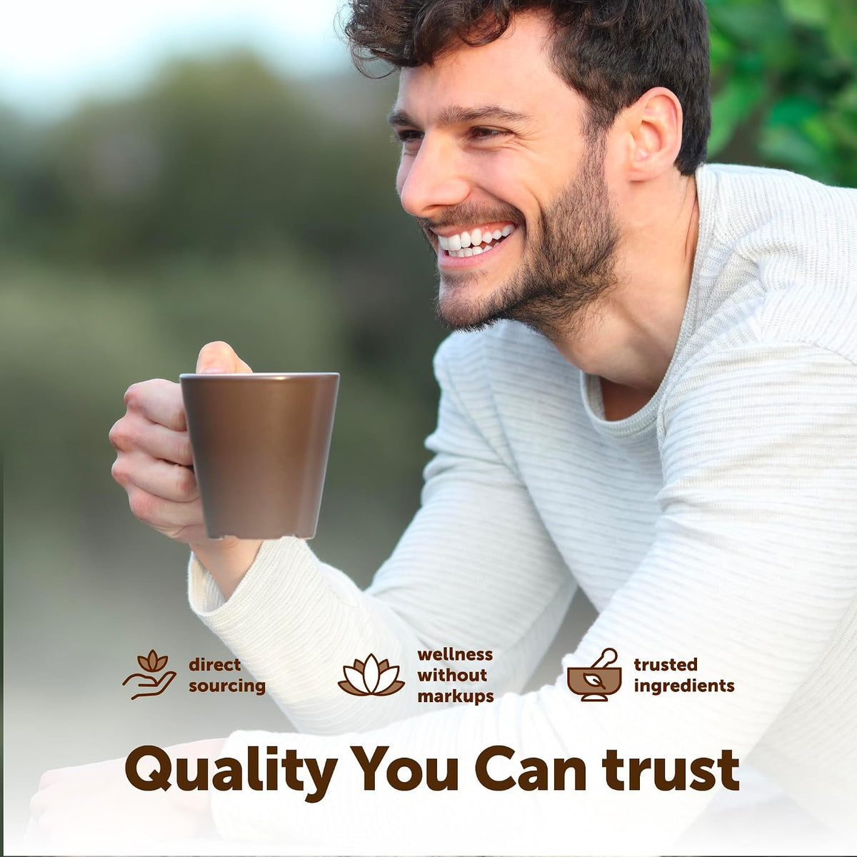 Organic Instant 10 in 1 Mushroom Coffee Powder, 28 Ounce (317 Servings) | Premium Arabica Coffee with Lion’s Mane, Chaga, Reishi & More