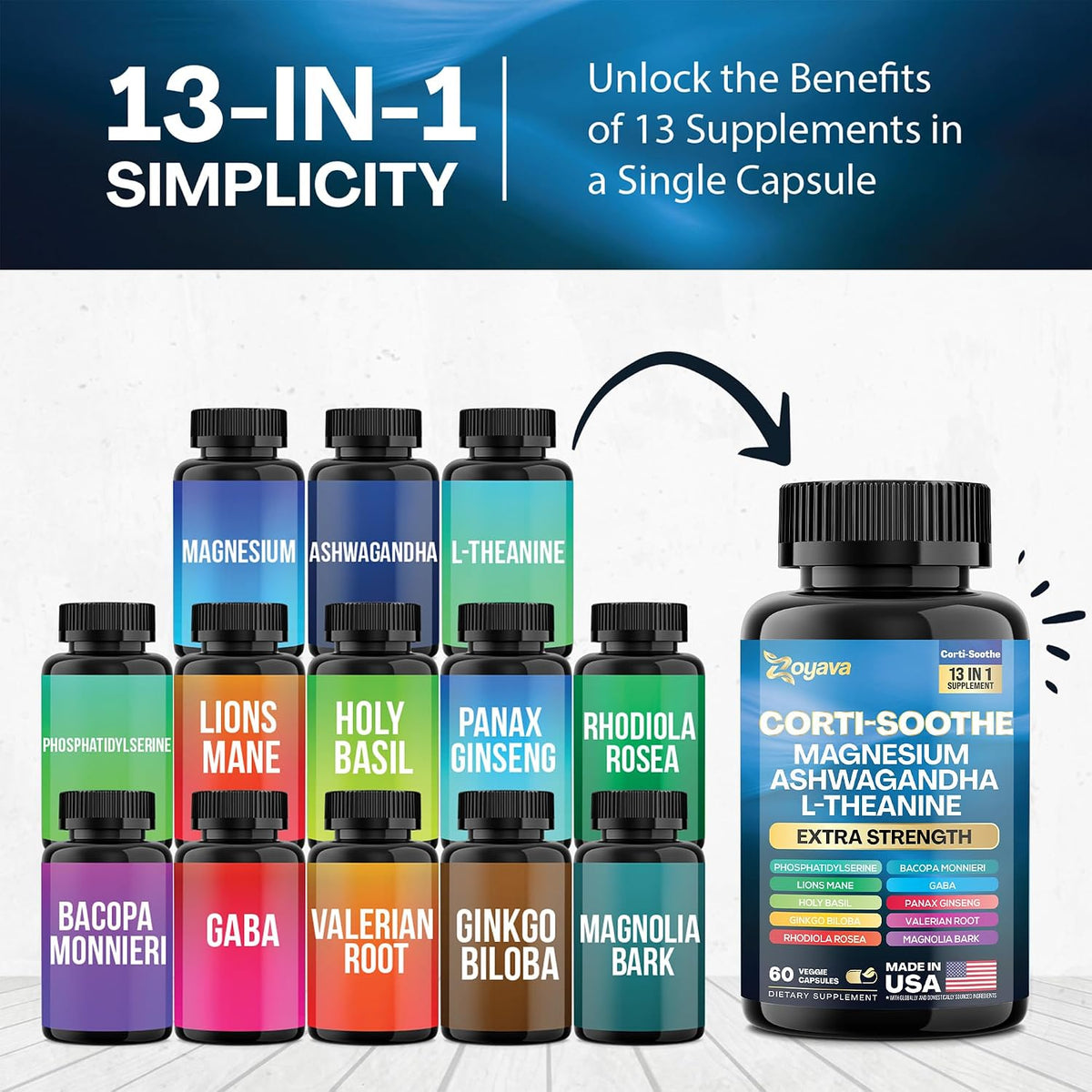 Cortisol 60 and Myo-Inositol 90 Capsules Supplement Bundle