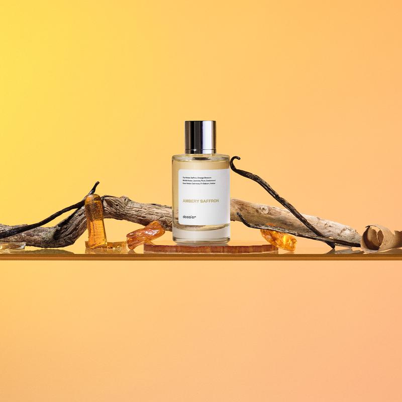 PURE FRAGRANCE AMBERY SAFFRON Unisex Perfume, Eau de Parfum, 50ml Saffron, Oakmoss, Jasmine, Plum, Cedarwood