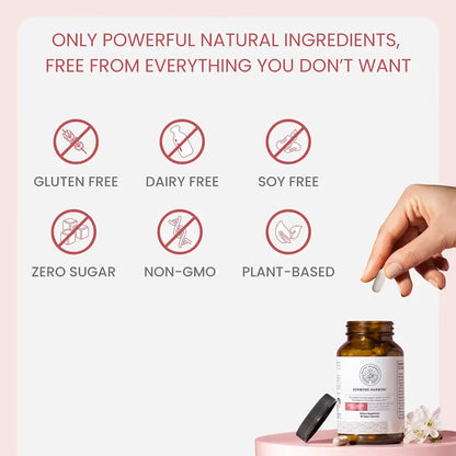 Happy Mammoth Hormone Harmony Natural Hormonal Support for Women 90 Capsules