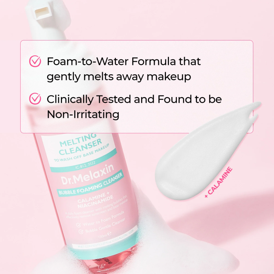 Melting Cleanser - Hypoallergenic Makeup remover with Quick Bubble, Deep Pore Cleansing for all skin type, 150ml