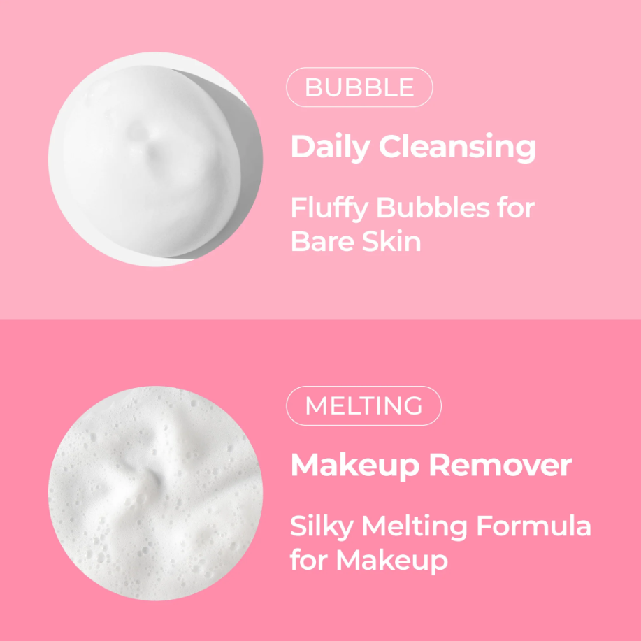 Melting Cleanser - Hypoallergenic Makeup remover with Quick Bubble, Deep Pore Cleansing for all skin type, 150ml