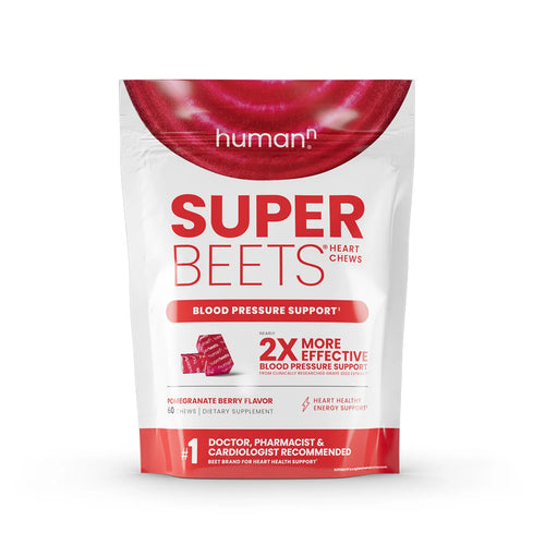HumanN, SuperBeets Heart Chews Pomegranate Berry 60 Chews