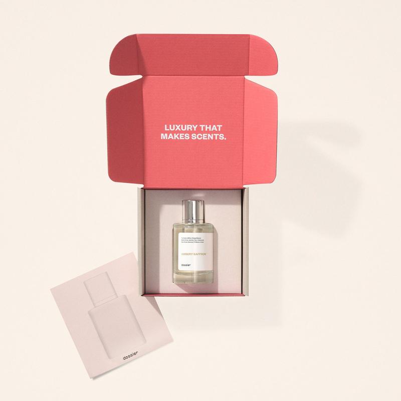 PURE FRAGRANCE AMBERY SAFFRON Unisex Perfume, Eau de Parfum, 50ml Saffron, Oakmoss, Jasmine, Plum, Cedarwood