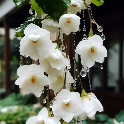 🥀Drooping Branches And Flowers - Begonia Flowers