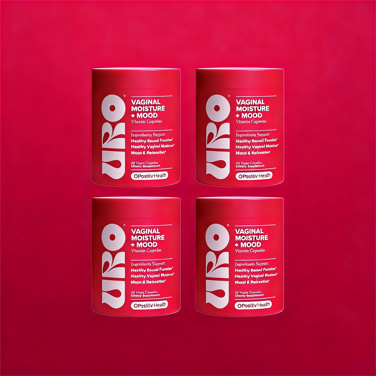 URO Vaginal Moisture& Mood Capsules ， Support Vaginal Moisture, Mood & Relaxation  -30 Servings