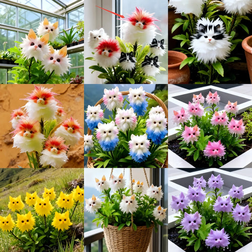 Cat's Eye Dazzle Colorful flowers