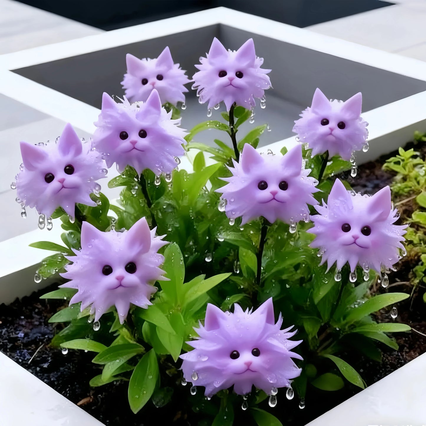 Cat's Eye Dazzle Colorful flowers
