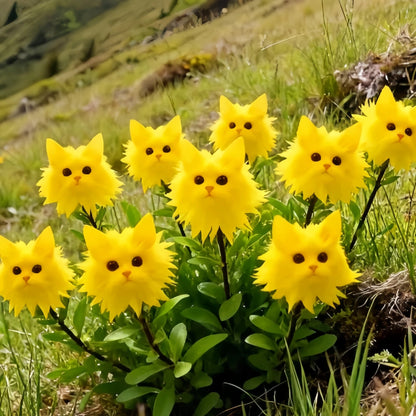 Cat's Eye Dazzle Colorful flowers
